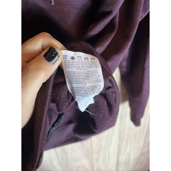 NIKE DRI-FIT Size MediumMens MaroonFull Zip Stand Collar Pocket Athletic Jacket - Picture 10 of 11